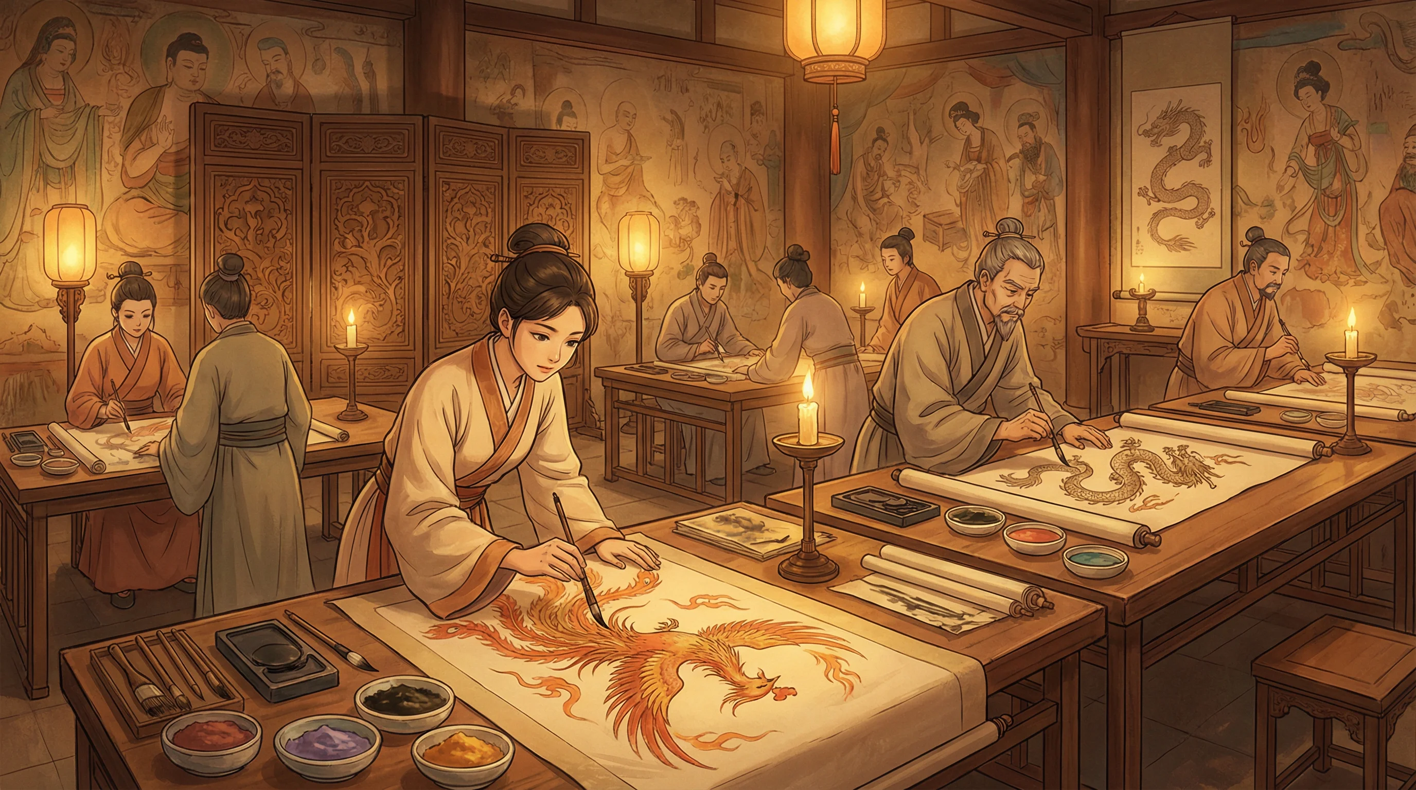 画师入驻 - 写真美女 国风动漫画师